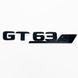 Автологотип емблема напис Mercedes GT63s Black Package чорний глянець 414144 фото 1