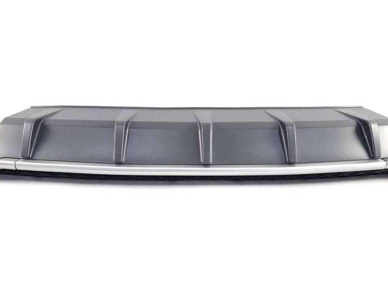 Диффузор (заднего бампера) Silver (в стиле S3 00-00) Sedan на Audi A3 2016-2020 427807 фото