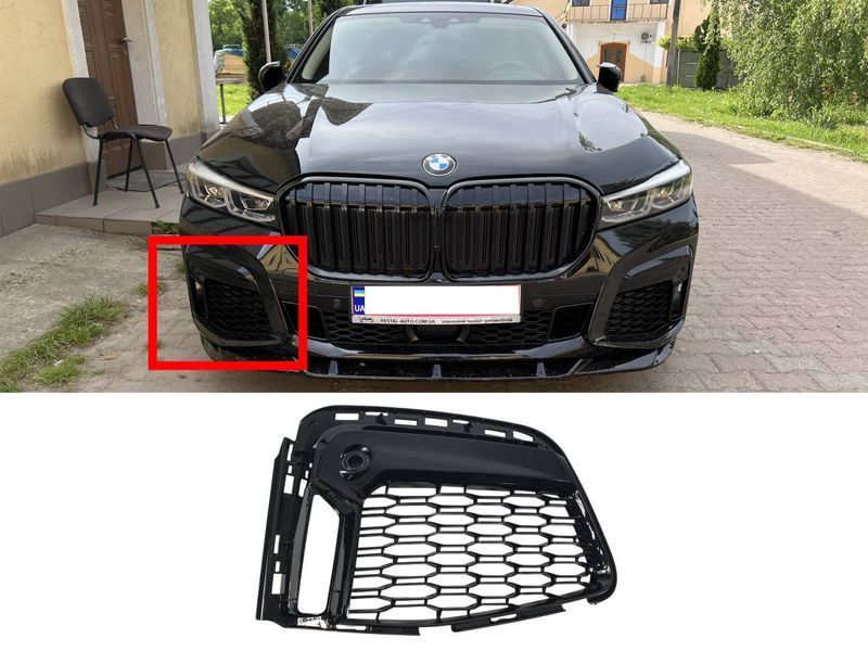 Решетки в бампер RH (M-Paket) на BMW 7 G11, G12 2019-2023 430049 фото