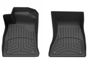 3D килимки для Audi A4 B9, A5 2016- чорні передні WeatherTech 449371IM 430188 фото