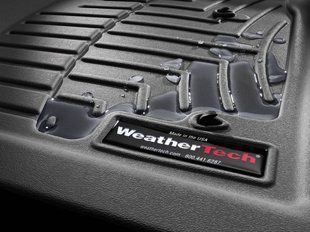 3D коврики для Jeep Grand Cherokee 2021- черные передние WeatherTech 4417821 417913 фото