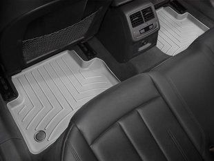 3D килимки для Audi A4 B9, A5 2016- сірі задні WeatherTech 469072 239823 фото