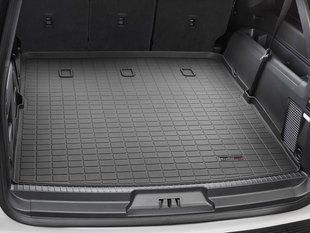 Килимок у багажник для Ford Expedition Max, Lincoln Navigator L 2018- чорний WeatherTech 401091 318653 фото