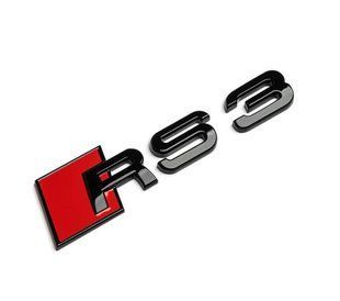 Автологотип емблема напис Audi RS3 Black Edition на кришку багажника 241280 фото
