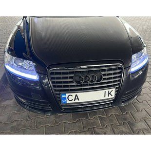 Автологотип емблема чорні кільця Audi A6 C6 2008-2011 S6/RS6 Black Edition в решітку радіатора 8P0853605 265853 фото