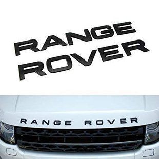 Автологотип емблема напис Land Rover Range Rover чорний мат Lr062324 164317 фото
