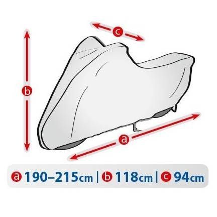 Чохол тент для мотоцикла Kegel Basic Garage M Motorcycle 190-215 cm 408104 фото