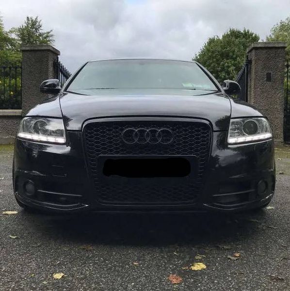 Автологотип черная эмблема Audi A6 C6 2008-2011 S6/RS6 Black Edition в решітку радіатора 8P0853605 265853 фото