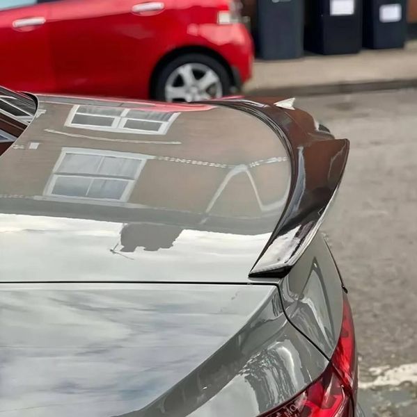 Спойлер на Audi A4 B9 2015- стиль M4 чорний глянець 321838 фото