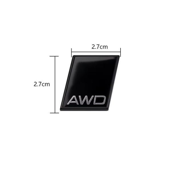 Автологотип емблема Volvo AWD чорний глянець 522973 фото