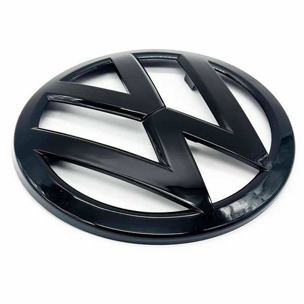 Передня емблема Volkswagen T6 чорний глянець 175мм 7E0853601G 523058 фото