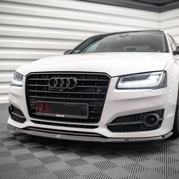 Автологотип емблема чорні кільця Audi A8 2014-2018 D4 Black Edition в решітку радіатора 4K5853602 232875 фото
