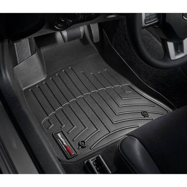 3D килимки для Chrysler 300, Dodge Charger 2011-2023 RWD чорні передні WeatherTech 443791 98152 фото