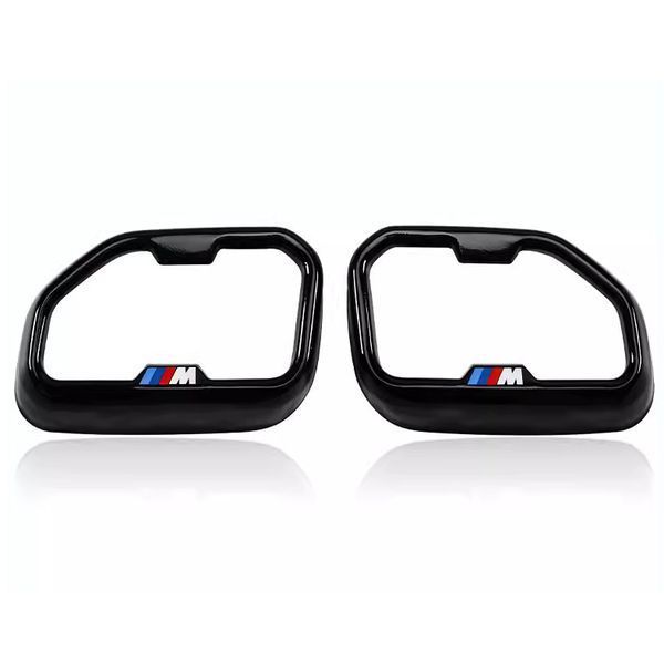 Накладки на выхлоп для BMW X3 G01, X4 G02 2021- Черный глянец M-Paket 522502 фото