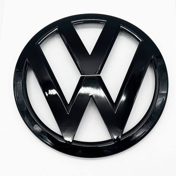 Передня емблема Volkswagen T6 чорний глянець 175мм 7E0853601G 523058 фото