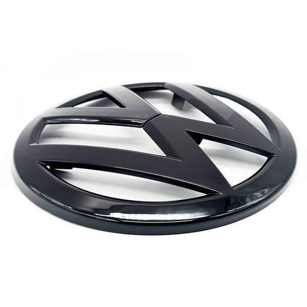Передня емблема Volkswagen T6 чорний глянець 175мм 7E0853601G 523058 фото