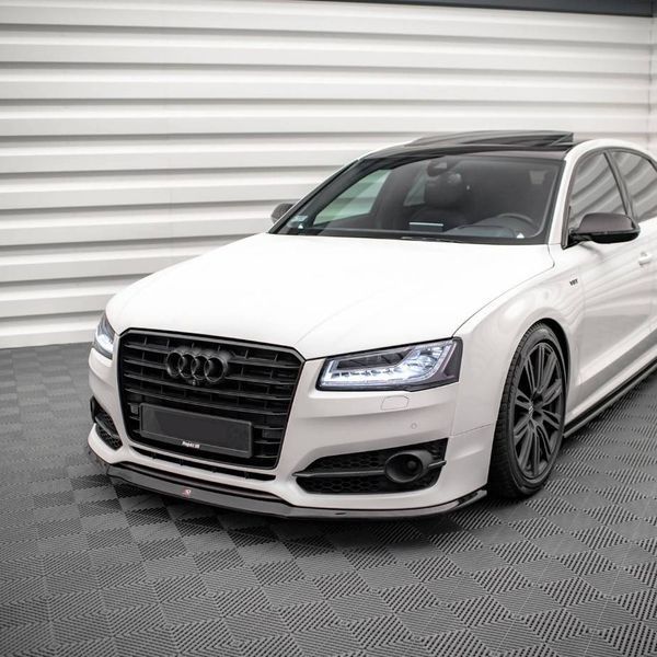 Автологотип емблема чорні кільця Audi A8 2014-2018 D4 Black Edition в решітку радіатора 4K5853602 232875 фото