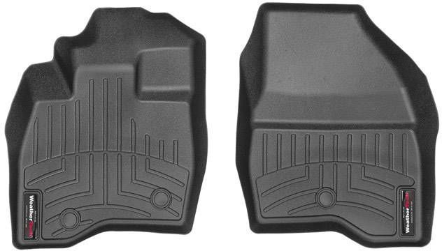 3D килимки для Ford Explorer 2017-2019 чорні передні WeatherTech 449811 141476 фото