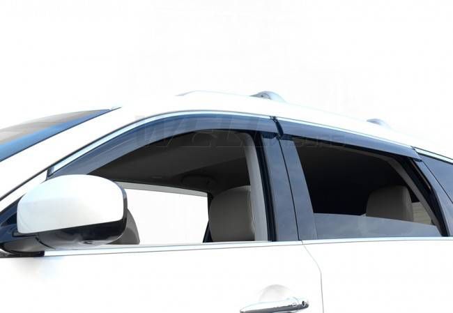 Дефлектори вікон для Infiniti JX35, QX60 2013- з хром молдингом WELLvisors 3-847IN010 197264 фото