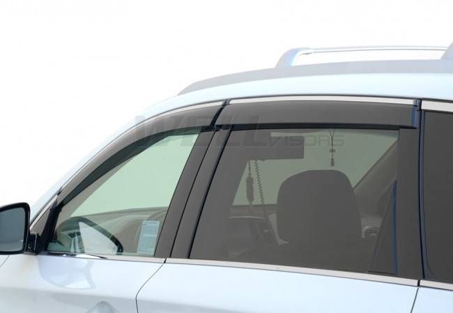 Дефлектори вікон для Infiniti JX35, QX60 2013- з хром молдингом WELLvisors 3-847IN010 197264 фото