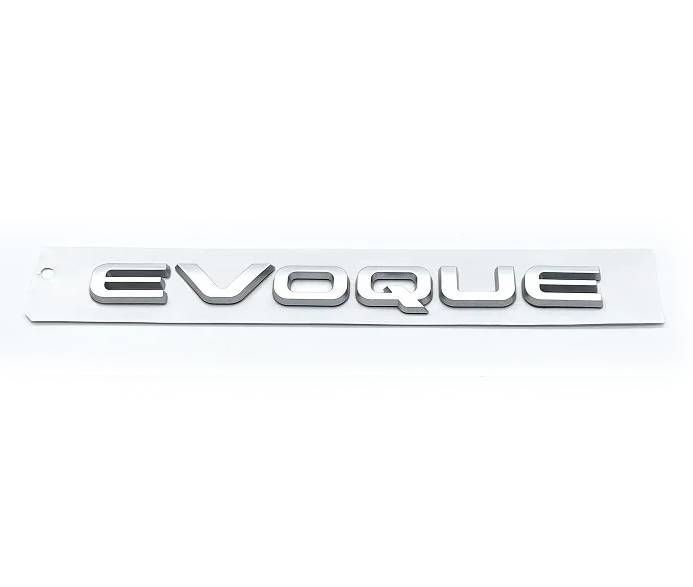 Автологотип емблема напис Range Rover Evoque Silver на кришку багажника 418138 фото