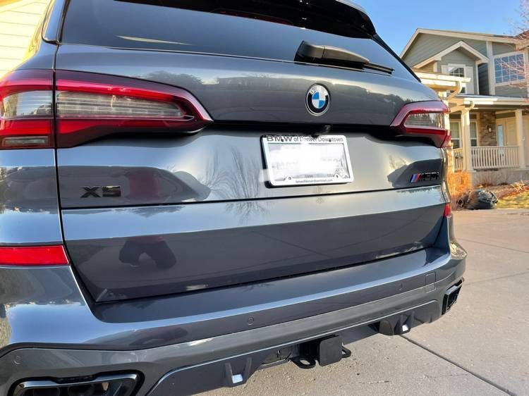 Автологотип шильдик эмблема надпись BMW X5m50i Black Shadow Edition black глянец 174120 фото
