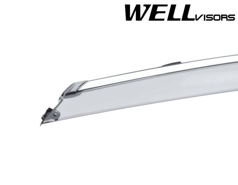 Дефлектори вікон для Cadillac CT6 2016- з хром молдингом WELLvisors 3-847CA005 208872 фото