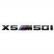 Автологотип шильдик эмблема надпись BMW X5m50i Black Shadow Edition black глянец 174120 фото 3