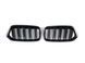 Решітка радіатора на BMW X2 F39 2018-2022 M-Look Black 429053 фото 1
