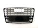Решетка радиатора на Audi A8 2014-2017 в стиле S8 Chrome Black 427410 фото 3