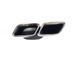 Диффузор (заднего бампера) Full Black Gloss (стиль AMG C63 Edition 1) Coupe на Mercedes C-class W205 2014-2018 427839 фото 2