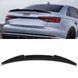 Спойлер на Audi A4 B9 2015- стиль M4 чорний глянець 321838 фото 1