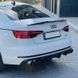 Спойлер на Audi A4 B9 2015- стиль M4 чорний глянець 321838 фото 11