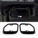 Накладки на выхлоп для BMW X3 G01, X4 G02 2021- Черный глянец M-Paket 522502 фото 1