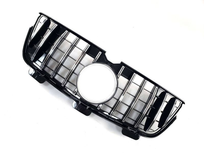 Решетка радиатора на Mercedes GL-class X164 2009-2012 GT Chrome Black 2 Line 427497 фото