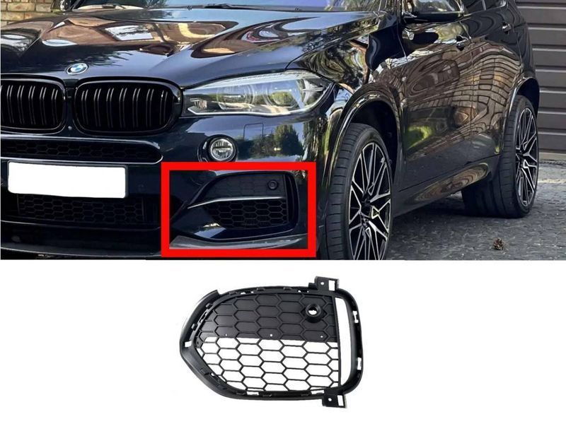 Решетка переднего бампера на BMW X5 F15 2013-2018 левая M-Paket оригінал 417948 фото