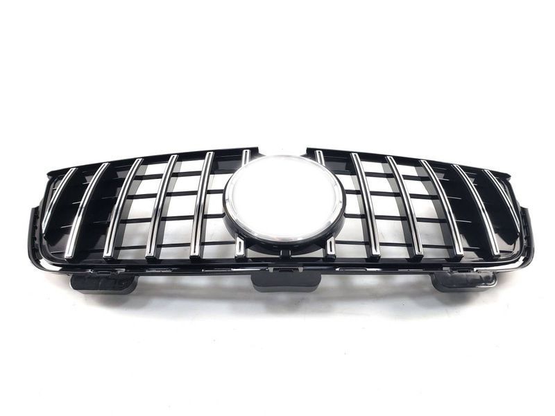 Решетка радиатора на Mercedes GL-class X164 2009-2012 GT Chrome Black 2 Line 427497 фото