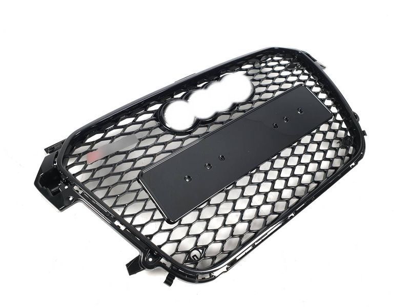 Решітка радіатора на Audi A1 2010-2014 стиль RS1 Black 427261 фото