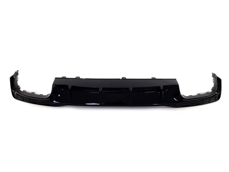 Диффузор (заднего бампера) Full Black/Black Pipe (в стиле S7) S-Line на Audi A7 2017-2023 429709 фото