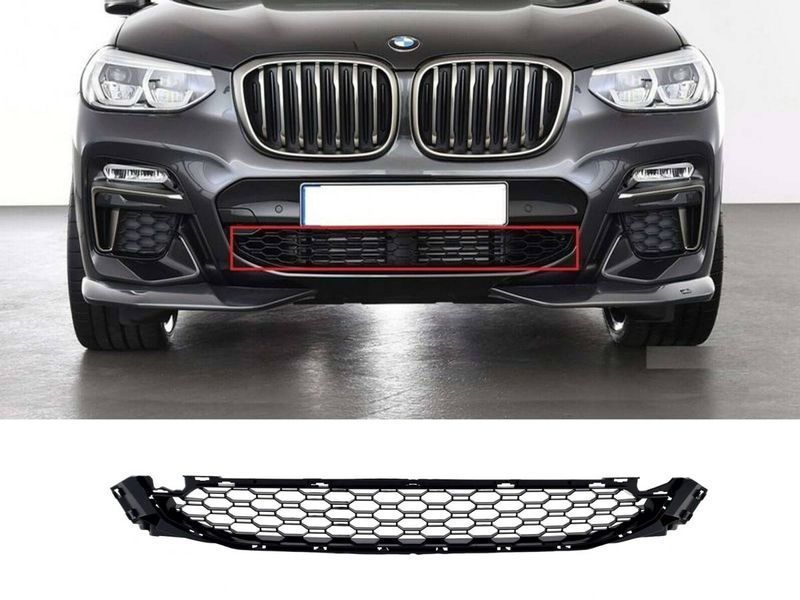 Решетки в бампер средняя M-Paket на BMW X3 G01 2018-2022 429223 фото
