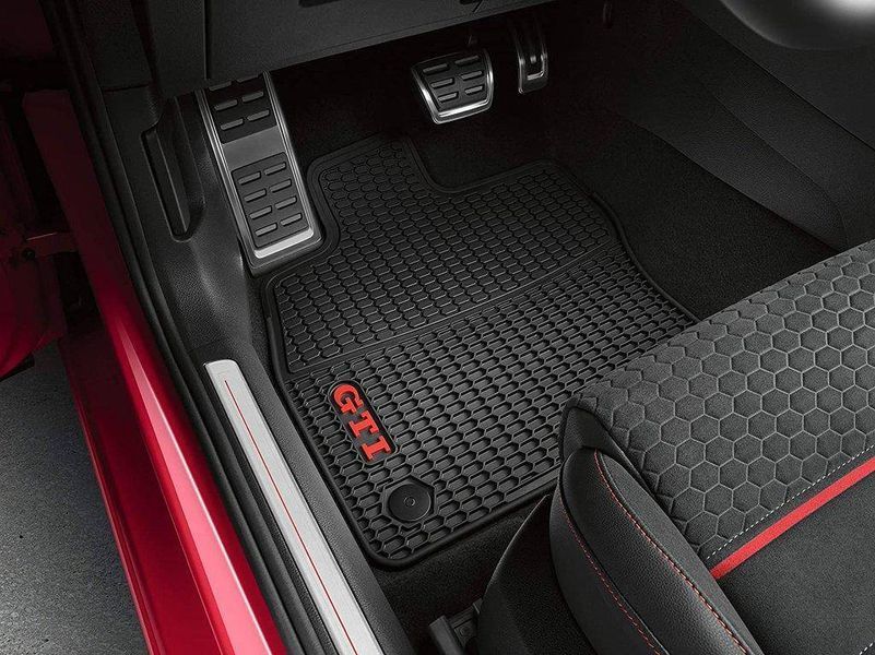 Ковры салона Volkswagen Golf 7 GTI 2012- (красное лого) кт 4шт (фольксваген гольф) 5GV061550 041 320611 фото