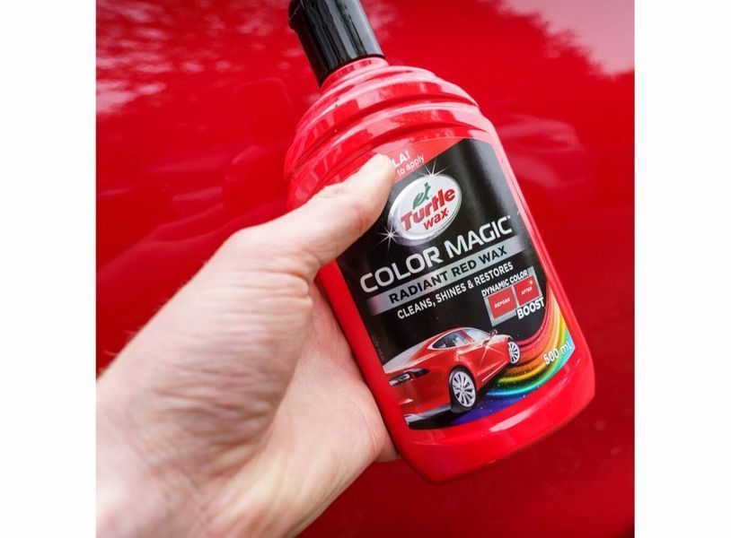 Кольоровий поліроль Turtle Wax Color Magic Extra Fill 500 мл червоний 340665 фото