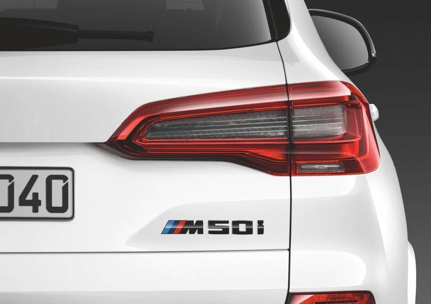 Автологотип шильдик эмблема надпись BMW X5m50i Black Shadow Edition black глянец 174120 фото