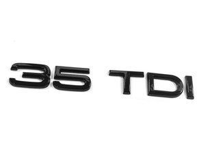 Автологотип емблема напис Audi 35TDI Black Еdition на кришку багажника 418262 фото