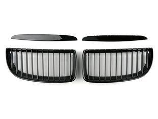 Решітка радіатора на BMW 3 E90, E91 2005-2008 Black 355209 фото