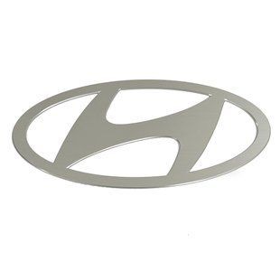Автологотип шильдик эмблема Hyundai Ioniq 6 серый сатин 175мм 523421 фото