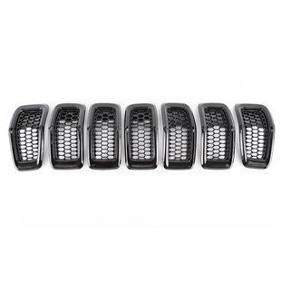 Решетка радиатора на Jeep Cherokee 2014-2018 Black 68303626AA 423029 фото