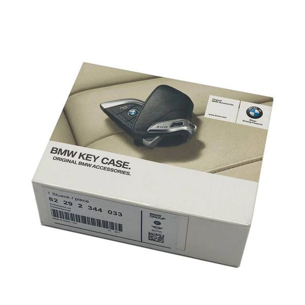 Чохол для ключів BMW Leather Key Case Braun 82292408818 415314 фото