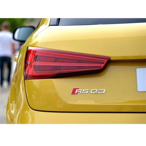 Автологотип шильдик эмблема надпись Audi RSQ3 хром на крышку багажника 400024 фото