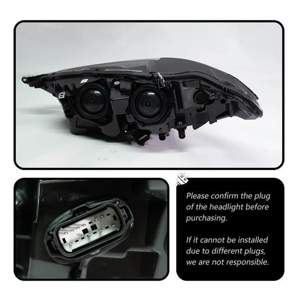Передні фари на Ford Mondeo, Fusion 2017-2020 Full LED стиль G20 430434 фото